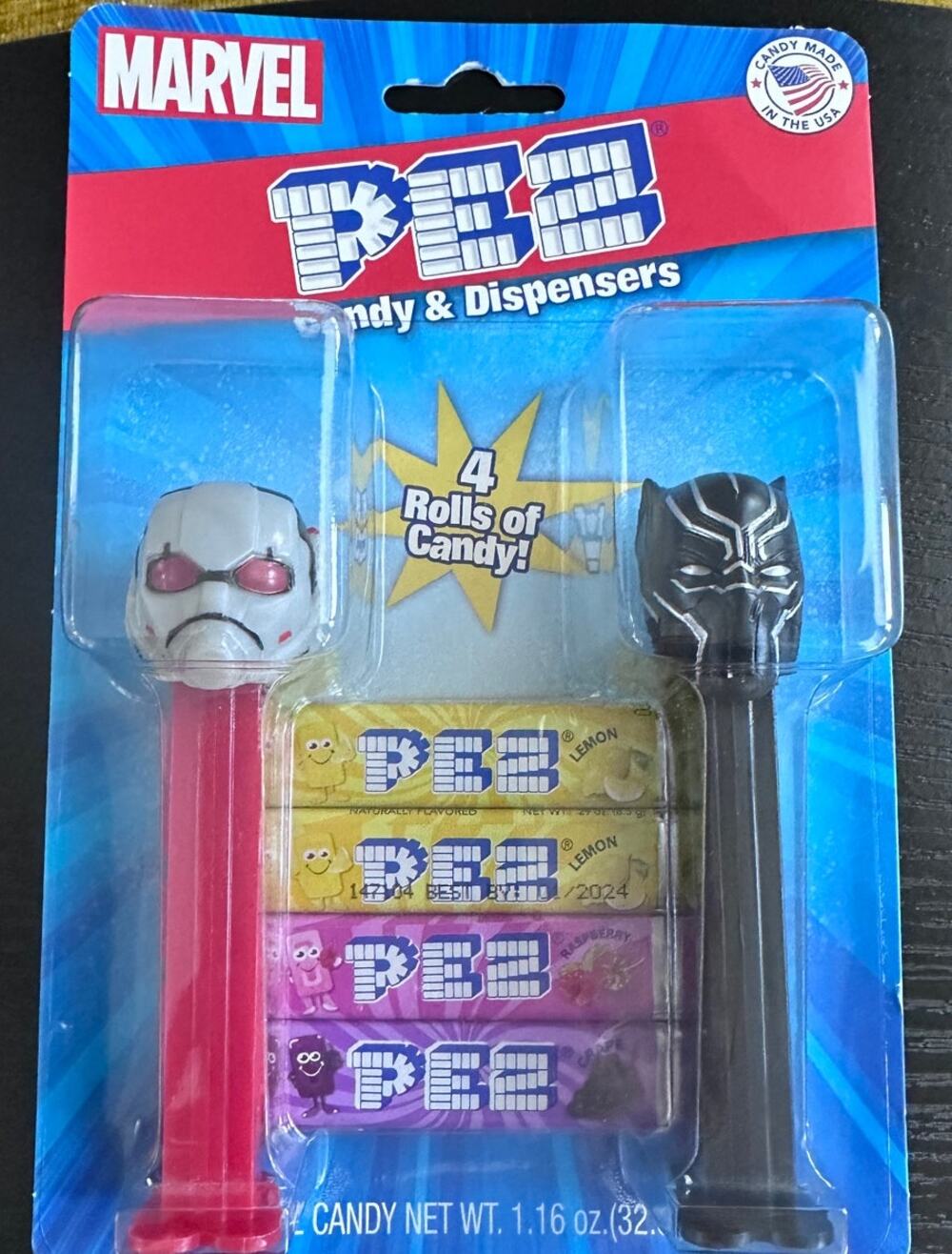 Marvel 2019 pez black panther ant man gift set retired collector item